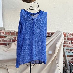 a.n.a Vibrant Blue Blouse